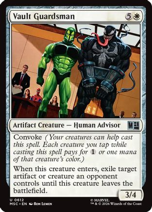 Vault Guardsman (MSC-612) - Commander: Marvel Super Heroes