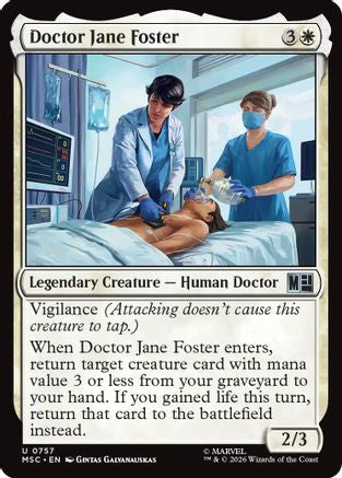 Doctor Jane Foster (MSC-757) - Commander: Marvel Super Heroes