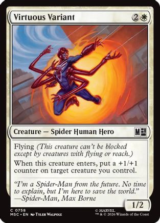 Virtuous Variant (MSC-758) - Commander: Marvel Super Heroes Foil