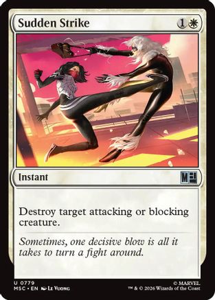 Sudden Strike (MSC-779) - Commander: Marvel Super Heroes
