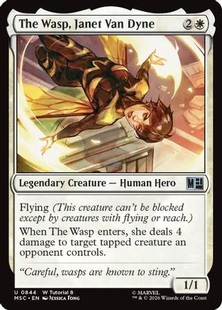 The Wasp, Janet Van Dyne (0844) (MSC-844) - Commander: Marvel Super Heroes