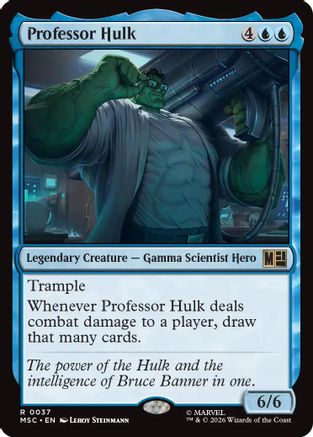 Professor Hulk (MSC-037) - Commander: Marvel Super Heroes