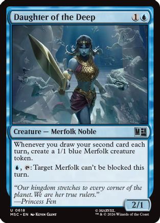 Daughter of the Deep (MSC-618) - Commander: Marvel Super Heroes Foil