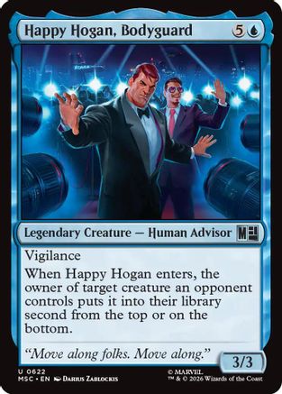 Happy Hogan, Bodyguard (MSC-622) - Commander: Marvel Super Heroes Foil