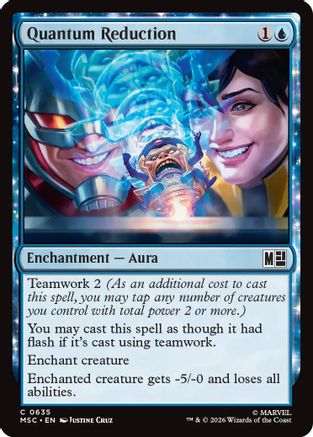 Quantum Reduction (MSC-635) - Commander: Marvel Super Heroes Foil