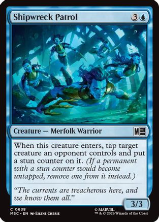 Shipwreck Patrol (MSC-638) - Commander: Marvel Super Heroes Foil