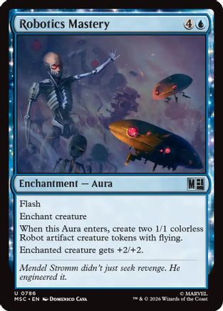 Robotics Mastery (MSC-786) - Commander: Marvel Super Heroes Foil