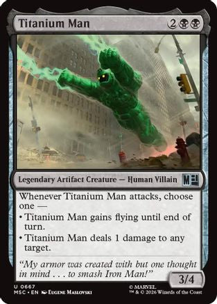Titanium Man (MSC-667) - Commander: Marvel Super Heroes Foil