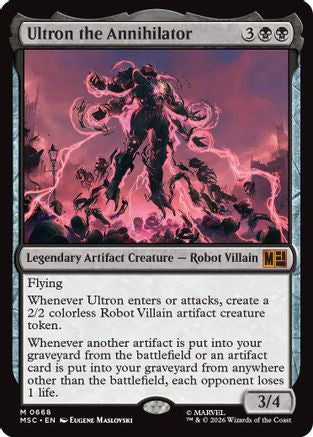 Ultron the Annihilator (MSC-668) - Commander: Marvel Super Heroes Foil