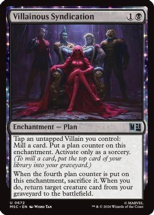 Villainous Syndication (MSC-672) - Commander: Marvel Super Heroes
