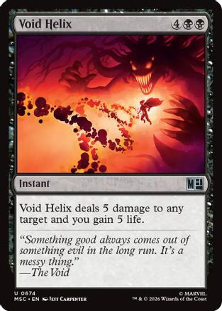 Void Helix (MSC-674) - Commander: Marvel Super Heroes Foil