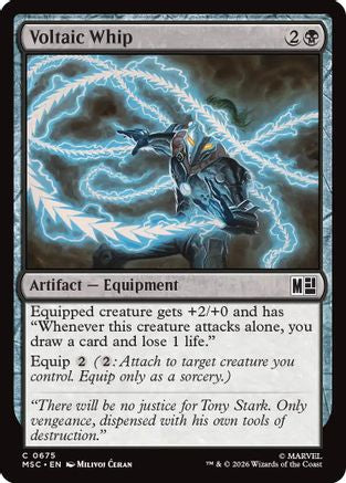 Voltaic Whip (MSC-675) - Commander: Marvel Super Heroes Foil