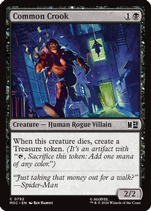 Common Crook (MSC-792) - Commander: Marvel Super Heroes