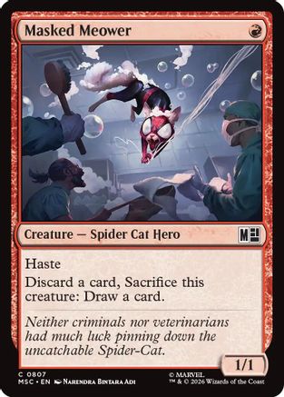 Masked Meower (MSC-807) - Commander: Marvel Super Heroes