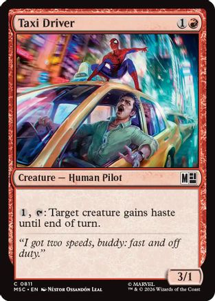 Taxi Driver (MSC-811) - Commander: Marvel Super Heroes