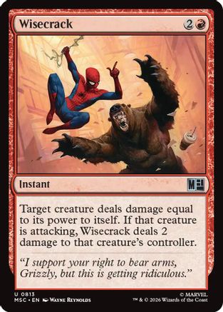 Wisecrack (MSC-813) - Commander: Marvel Super Heroes