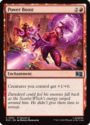 Power Boost (0852) (MSC-852) - Commander: Marvel Super Heroes