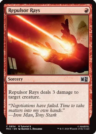 Repulsor Rays (0854) (MSC-854) - Commander: Marvel Super Heroes
