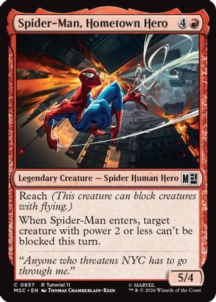 Spider-Man, Hometown Hero (0857) (MSC-857) - Commander: Marvel Super Heroes