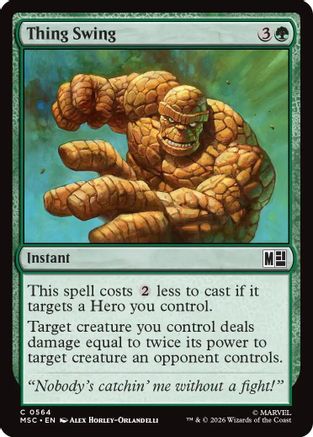 Thing Swing (MSC-564) - Commander: Marvel Super Heroes Foil