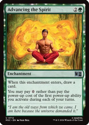 Advancing the Spirit (MSC-712) - Commander: Marvel Super Heroes
