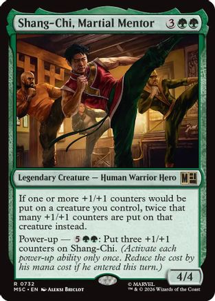 Shang-Chi, Martial Mentor (MSC-732) - Commander: Marvel Super Heroes Foil