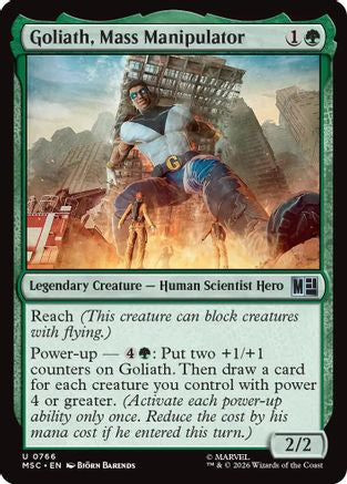 Goliath, Mass Manipulator (MSC-766) - Commander: Marvel Super Heroes