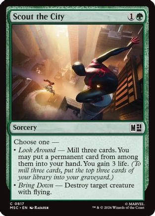 Scout the City (MSC-817) - Commander: Marvel Super Heroes