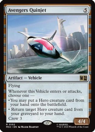 Avengers Quinjet (MSC-102) - Commander: Marvel Super Heroes