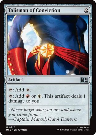 Talisman of Conviction (MSC-217) - Commander: Marvel Super Heroes