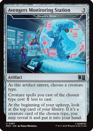 Avengers Monitoring Station - Herald's Horn (MSC-287) - Commander: Marvel Super Heroes