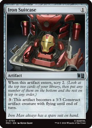 Iron Suitcase (MSC-750) - Commander: Marvel Super Heroes Foil