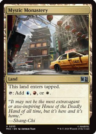Mystic Monastery (MSC-253) - Commander: Marvel Super Heroes