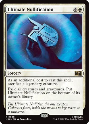 Ultimate Nullification (MSC-026) - Commander: Marvel Super Heroes
