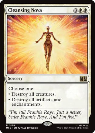 Cleansing Nova (MSC-124) - Commander: Marvel Super Heroes