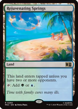 Rejuvenating Springs (MSC-260) - Commander: Marvel Super Heroes