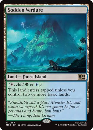 Sodden Verdure (MSC-267) - Commander: Marvel Super Heroes