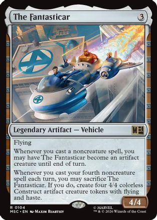 The Fantasticar (MSC-104) - Commander: Marvel Super Heroes