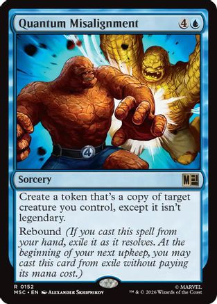 Quantum Misalignment (MSC-152) - Commander: Marvel Super Heroes