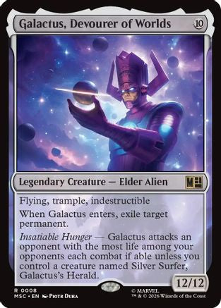 Galactus, Devourer of Worlds (Surge Foil) (MSC-008) - Commander: Marvel Super Heroes Foil
