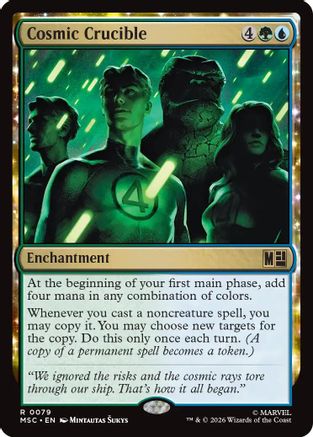 Cosmic Crucible (Surge Foil) (MSC-079) - Commander: Marvel Super Heroes Foil