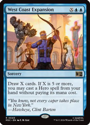 West Coast Expansion (Surge Foil) (MSC-040) - Commander: Marvel Super Heroes Foil