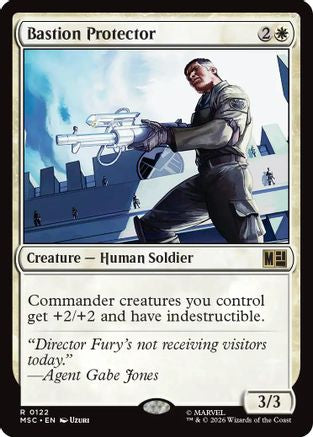 Bastion Protector (Surge Foil) (MSC-122) - Commander: Marvel Super Heroes Foil