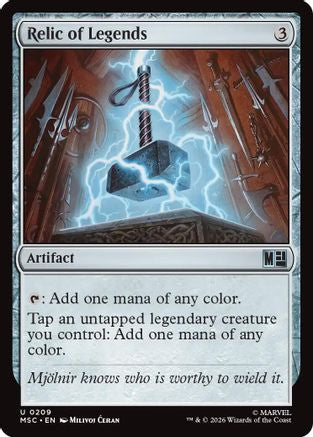 Relic of Legends (Surge Foil) (MSC-209) - Commander: Marvel Super Heroes Foil