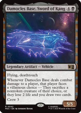 Damocles Base, Sword of Kang (MSC-042) - Commander: Marvel Super Heroes