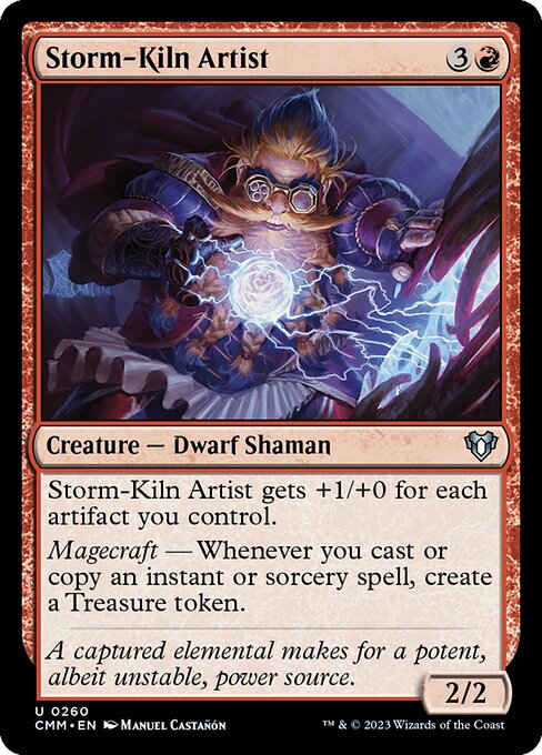 Storm-Kiln Artist (CMM 260) [Commander Masters]