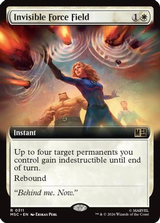 Invisible Force Field (Extended Art) (MSC-311) - Commander: Marvel Super Heroes Foil