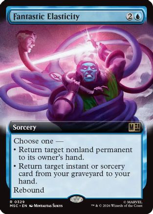 Fantastic Elasticity (Extended Art) (MSC-329) - Commander: Marvel Super Heroes