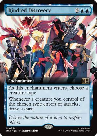 Kindred Discovery (Extended Art) (MSC-334) - Commander: Marvel Super Heroes