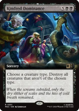 Kindred Dominance (Extended Art) (MSC-351) - Commander: Marvel Super Heroes